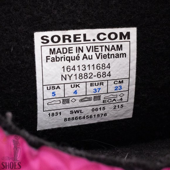 Sorel Cub Winter Boots Big Girls Size 5 - Picture 14 of 14